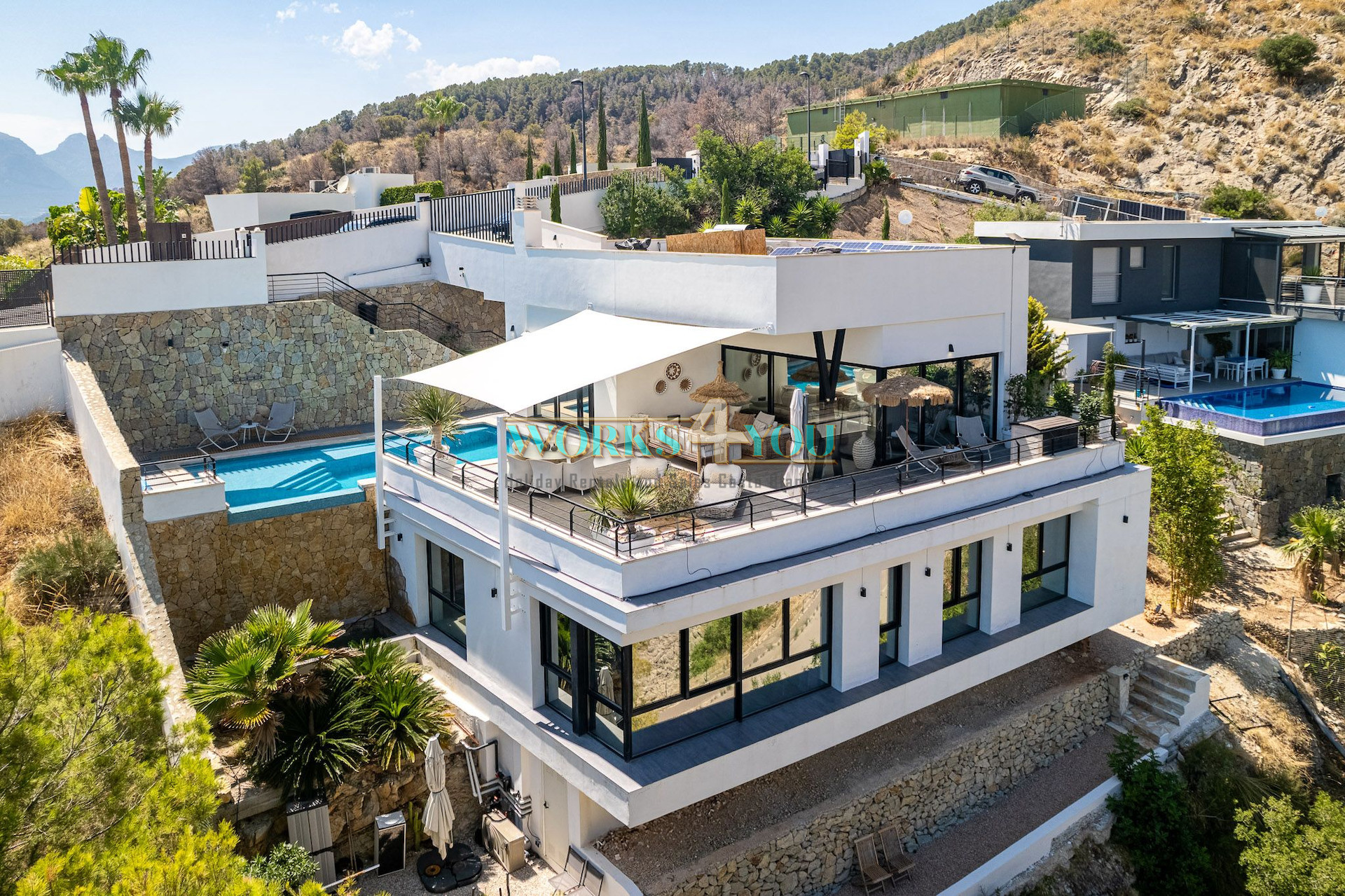 Exclusive Contemporary Villa in Altea with Panoramic Sea & Mountain Views